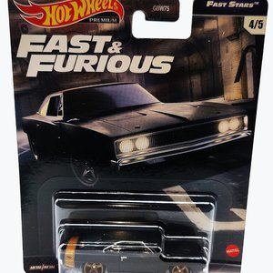 Hot Wheels Dodge Charger Black Fast & Furious Fast Stars 4/5 Real Riders